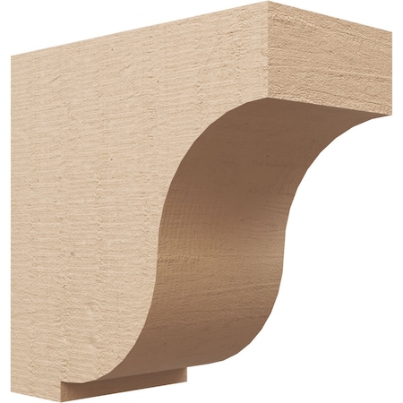 Ekena Millwork 8"W x 16"D x 16"H Classic Van Buren Rough Cedar Woodgrain TimberThane Corbel, Primed Tan CORUR08X16X16VANRCPR